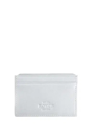 ROYCE New York Monogrammed RFID Blocking Leather Card Wallet, Personalized | Thumbnail 1