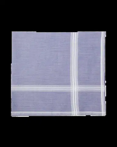 Simonnot Godard Men's Micro-Stripe Hankerchief | Thumbnail 2