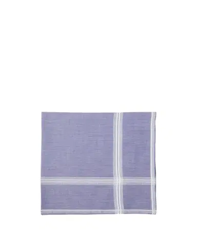 Simonnot Godard Men's Micro-Stripe Hankerchief | Thumbnail 1