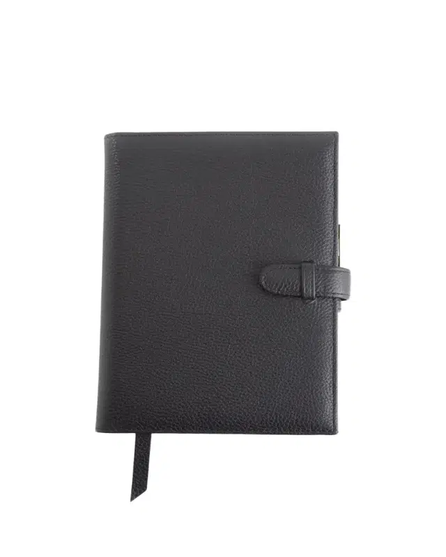ROYCE New York Monogrammed Executive Weekly Leather Calendar Planner, Personalized