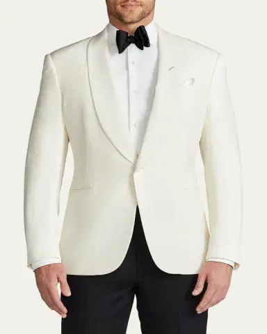 Ralph Lauren Purple Label Men's Gregory Hand-Tailored Wool Dinner Jacket | Thumbnail 4