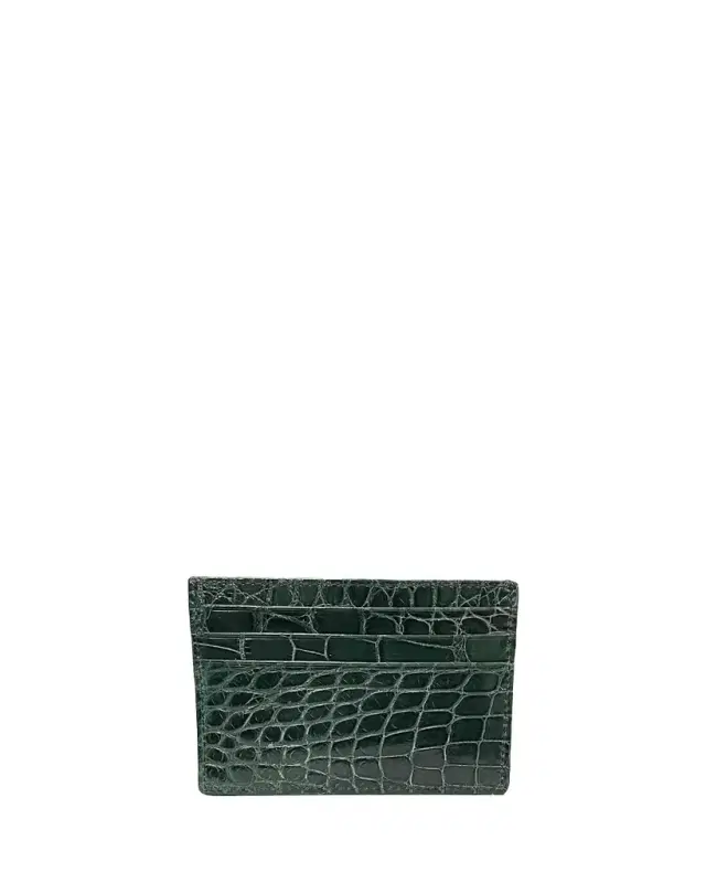 Abas Men's Alligator Card Case