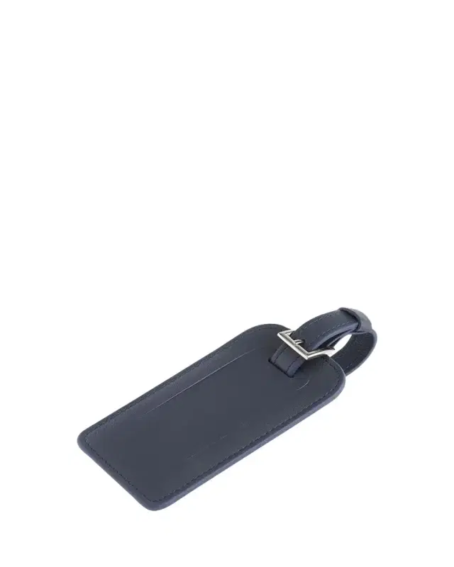 ROYCE New York Monogrammed Leather Luggage Tag, Personalized