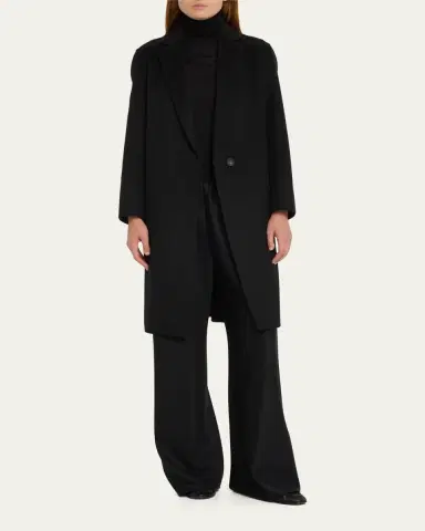 Vince Classic Straight Wool-Blend Coat | Thumbnail 2