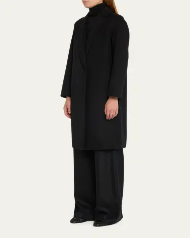Vince Classic Straight Wool-Blend Coat | Thumbnail 4