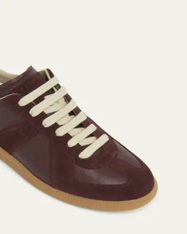 Maison Margiela Replica Suede & Leather Sneakers | Thumbnail 11