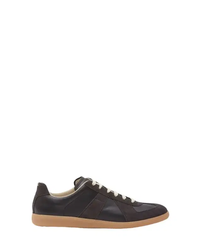 Maison Margiela Replica Suede & Leather Sneakers