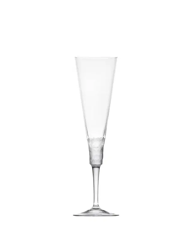 Moser Pebbles Champagne Flute