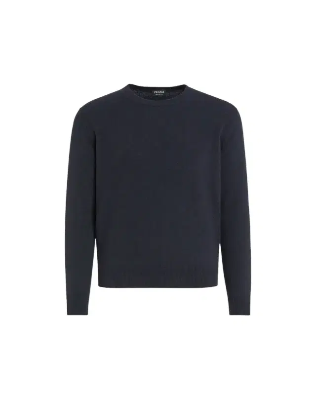 ZEGNA Men's Cashmere Crewneck Sweater