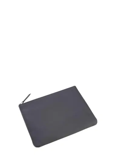 ROYCE New York Monogrammed Leather Zuppered Travel Organizer Pouch, Personalized | Thumbnail 3