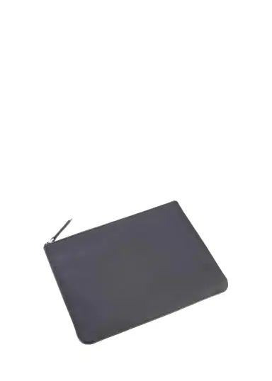 ROYCE New York Monogrammed Leather Zuppered Travel Organizer Pouch, Personalized | Thumbnail 1