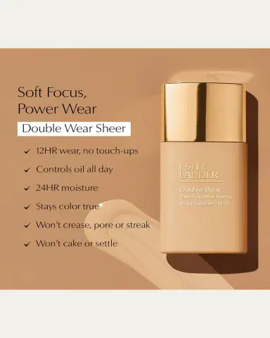Estée Lauder Double Wear Sheer Long-Wear Foundation SPF 19 | Thumbnail 3 Estée Lauder Double Wear Sheer Long-Wear Foundation SPF 19 | Thumbnail 3