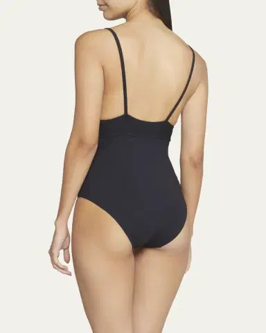 ERES Larcin Deep V Triangle One-Piece Swimsuit | Thumbnail 3