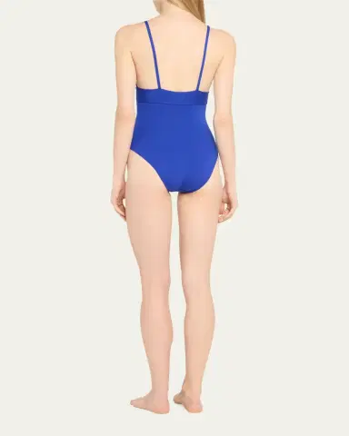 ERES Larcin Deep V Triangle One-Piece Swimsuit | Thumbnail 10