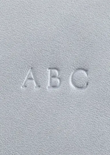 Royce New York Monogrammed Leather Luggage Tag, Personalized | Thumbnail 2
