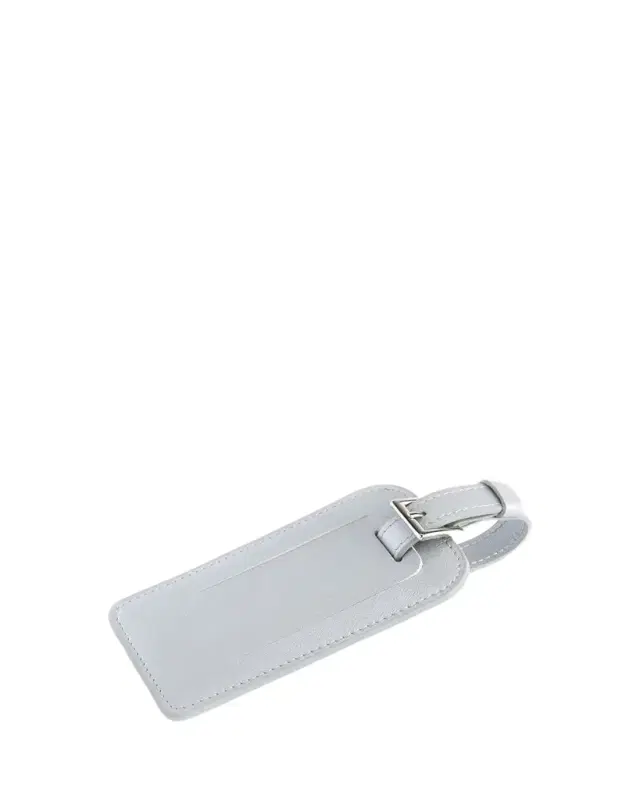 ROYCE New York Monogrammed Leather Luggage Tag, Personalized
