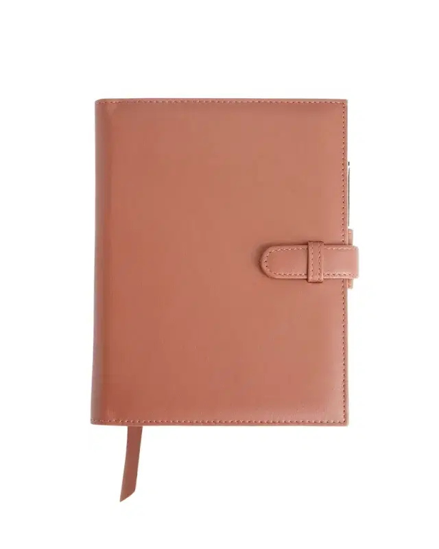 ROYCE New York Monogrammed Leather Executive Journal with Rollerball Pen, Personalized