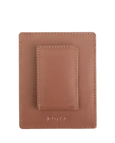 ROYCE New York Monogrammed Leather Magnetic Money Clip Wallet, Personalized | Thumbnail 1
