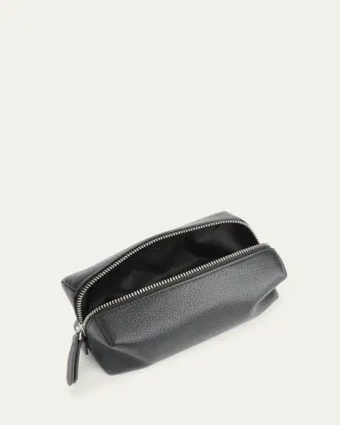 ROYCE New York Monogrammed Leather Zippered Utility Bag, Personalized | Thumbnail 4