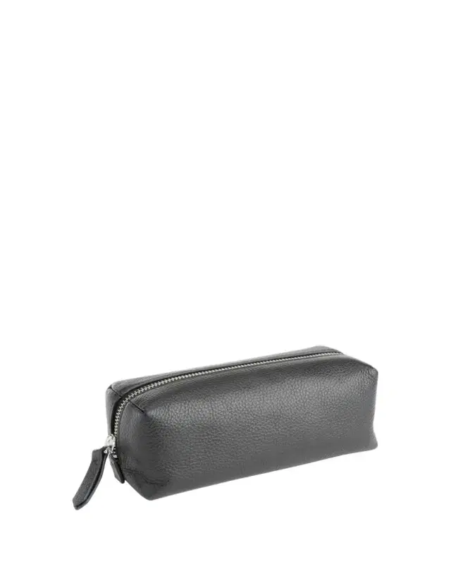 ROYCE New York Monogrammed Leather Zippered Utility Bag, Personalized