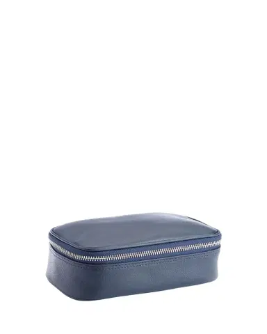ROYCE New York Monogrammed Travel Tech Organizer Leather Case, Personalized | Thumbnail 1