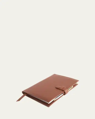 Royce New York Monogrammed Executive Weekly Leather Calendar Planner, Personalized | Thumbnail 4
