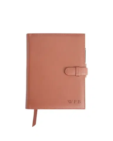 Royce New York Monogrammed Executive Weekly Leather Calendar Planner, Personalized | Thumbnail 1