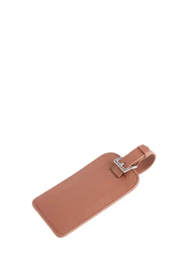 Royce New York Monogrammed Leather Luggage Tag, Personalized | Thumbnail 1