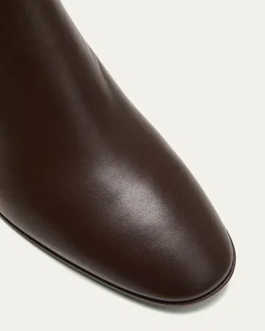 Santoni Halfrida Napa Zip Ankle Booties | Thumbnail 3