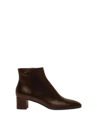 Santoni Halfrida Napa Zip Ankle Booties | Thumbnail 1