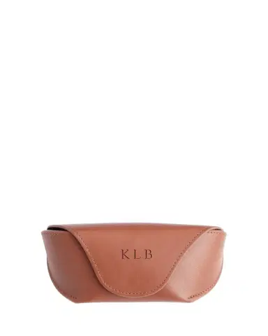 Royce New York Monogrammed Leather Sunglasses Carrying Case, Personalized | Thumbnail 1