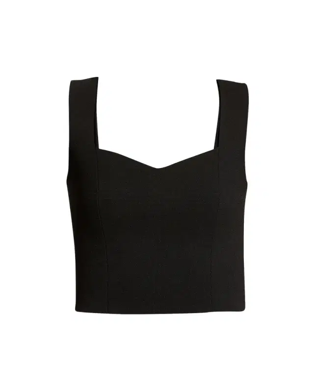 Jordana Seamed Cropped Tank Top