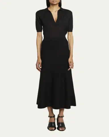 Gabriela Hearst Frank Cashmere Polo Top | Thumbnail 2 Gabriela Hearst Frank Cashmere Polo Top | Thumbnail 2
