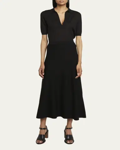 Gabriela Hearst Frank Cashmere Polo Top | Thumbnail 4 Gabriela Hearst Frank Cashmere Polo Top | Thumbnail 4