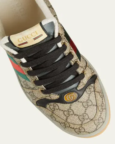 Gucci Men's Screener GG Canvas Low-Top Sneakers | Thumbnail 4 Gucci Men's Screener GG Canvas Low-Top Sneakers | Thumbnail 4