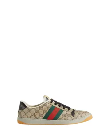 Gucci Men's Screener GG Canvas Low-Top Sneakers | Thumbnail 1 Gucci Men's Screener GG Canvas Low-Top Sneakers | Thumbnail 1