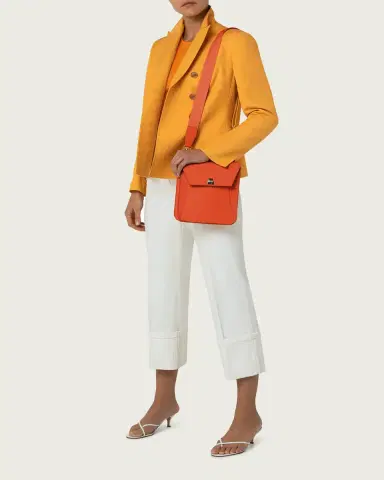 Akris Anouk Small Leather Messenger Bag | Thumbnail 13 Akris Anouk Small Leather Messenger Bag | Thumbnail 13