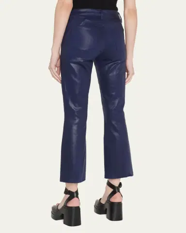 L'Agence Kendra High-Rise Coated Crop Flare Jeans | Thumbnail 3 L'Agence Kendra High-Rise Coated Crop Flare Jeans | Thumbnail 3