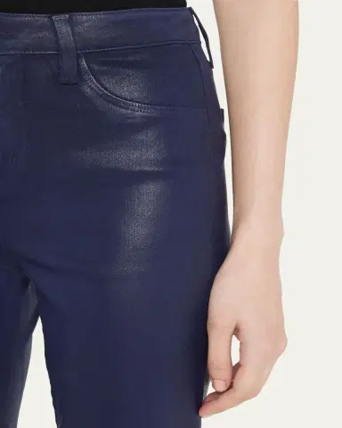 L'Agence Kendra High-Rise Coated Crop Flare Jeans | Thumbnail 5 L'Agence Kendra High-Rise Coated Crop Flare Jeans | Thumbnail 5