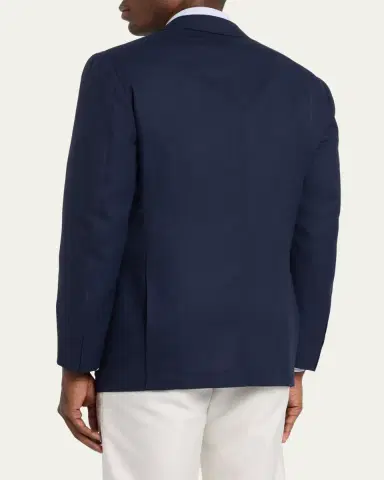 Cesare Attolini Men's Micro Hopsack Sport Coat | Thumbnail 3 Cesare Attolini Men's Micro Hopsack Sport Coat | Thumbnail 3