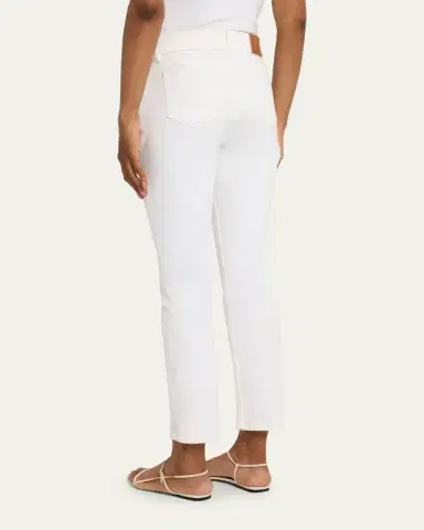 Lafayette 148 New York High Rise Straight Ankle Reeve Jean | Thumbnail 3