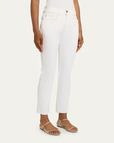 Lafayette 148 New York High Rise Straight Ankle Reeve Jean | Thumbnail 4