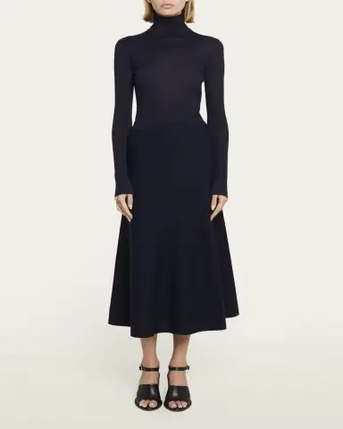 Gabriela Hearst Freddie Midi Wool-Cashmere Skirt | Thumbnail 2 Gabriela Hearst Freddie Midi Wool-Cashmere Skirt | Thumbnail 2