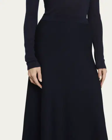Gabriela Hearst Freddie Midi Wool-Cashmere Skirt | Thumbnail 5 Gabriela Hearst Freddie Midi Wool-Cashmere Skirt | Thumbnail 5