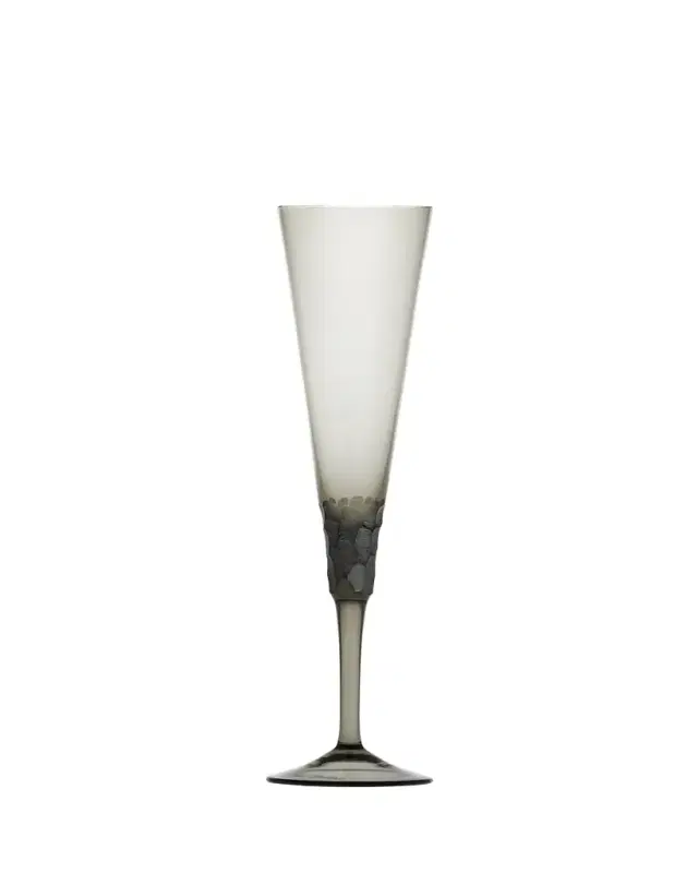 Moser Pebbles Champagne Flute