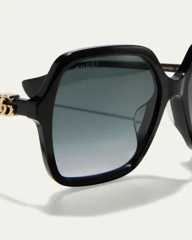 Gucci Oversize Rectangle Acetate Sunglasses | Thumbnail 5 Gucci Oversize Rectangle Acetate Sunglasses | Thumbnail 5