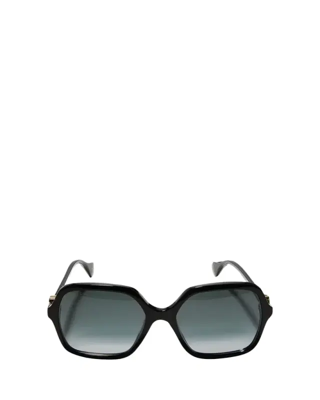 Gucci Oversize Rectangle Acetate Sunglasses
