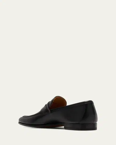 Magnanni Men's Sasso Leather Penny Loafers | Thumbnail 3