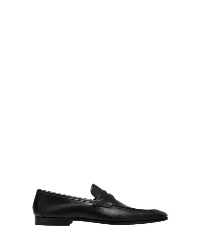 Magnanni Men's Sasso Leather Penny Loafers