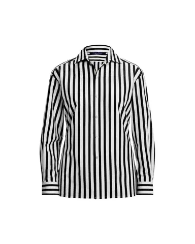 Ralph Lauren Collection Capri Relaxed Fit Striped Cotton Shirt | Thumbnail 1 Ralph Lauren Collection Capri Relaxed Fit Striped Cotton Shirt | Thumbnail 1
